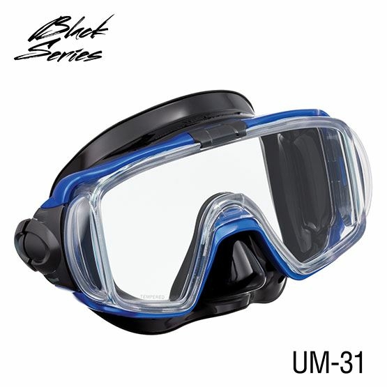 Комплект маска+трубка UCR-3125QB Black Series (черный силикон; MB)